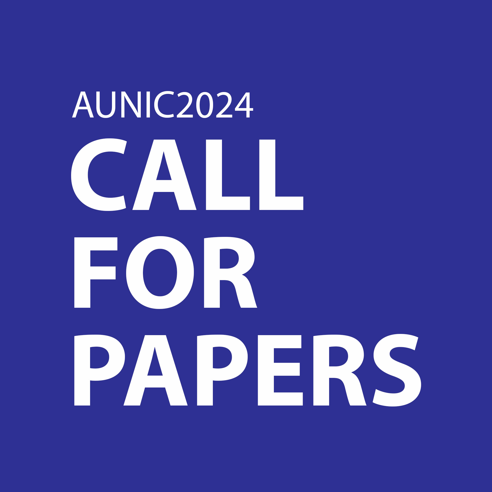 AUNIC2024 CALL FOR PAPERS IMAGE