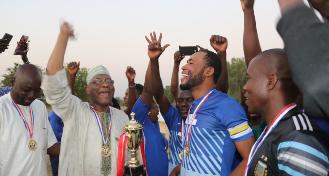 CC Residence Football Team Wins AUN Departmental Games Trophy