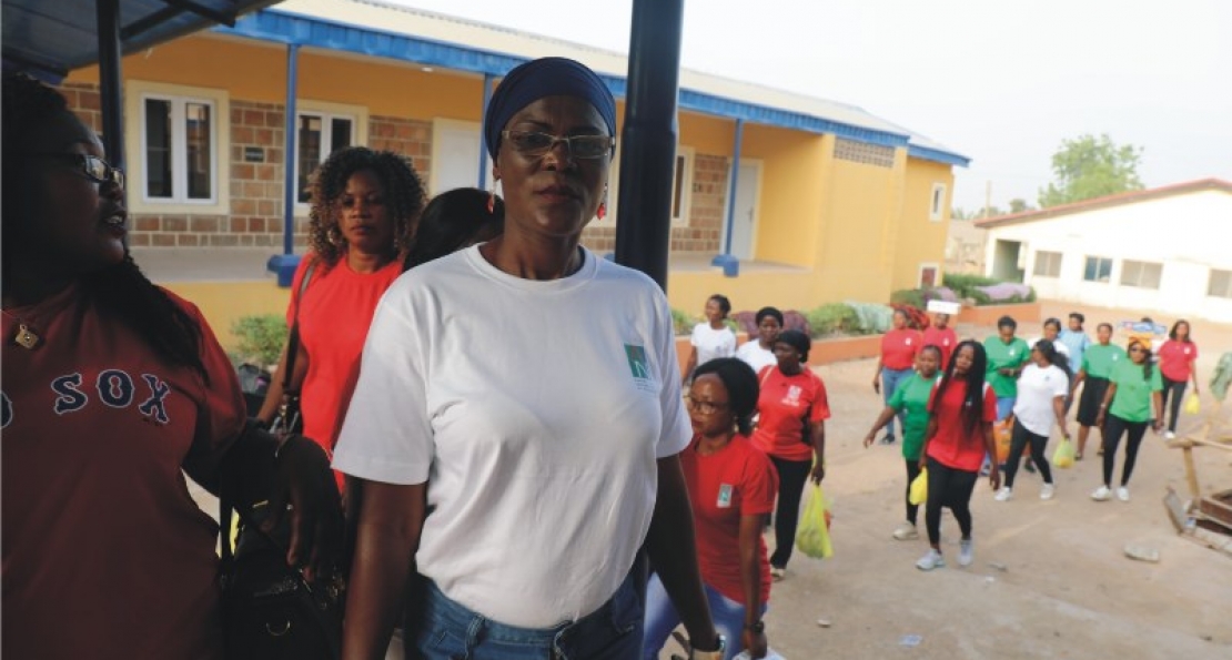 AUN’s Female Security Officers Take IWD Celebration to Yola Specialist Hospital 