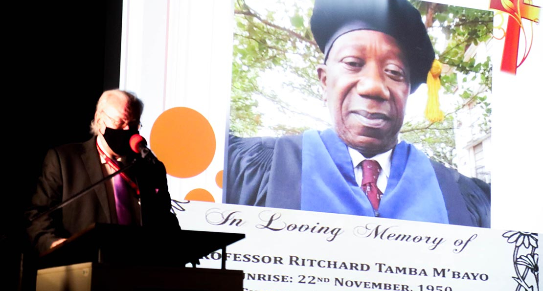 In Memory of Professor Ritchard Tamba M'Bayo