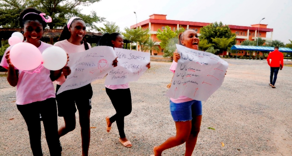 AUN Women's Leadership Council Walks to Raise Awareness on Breast Cancer