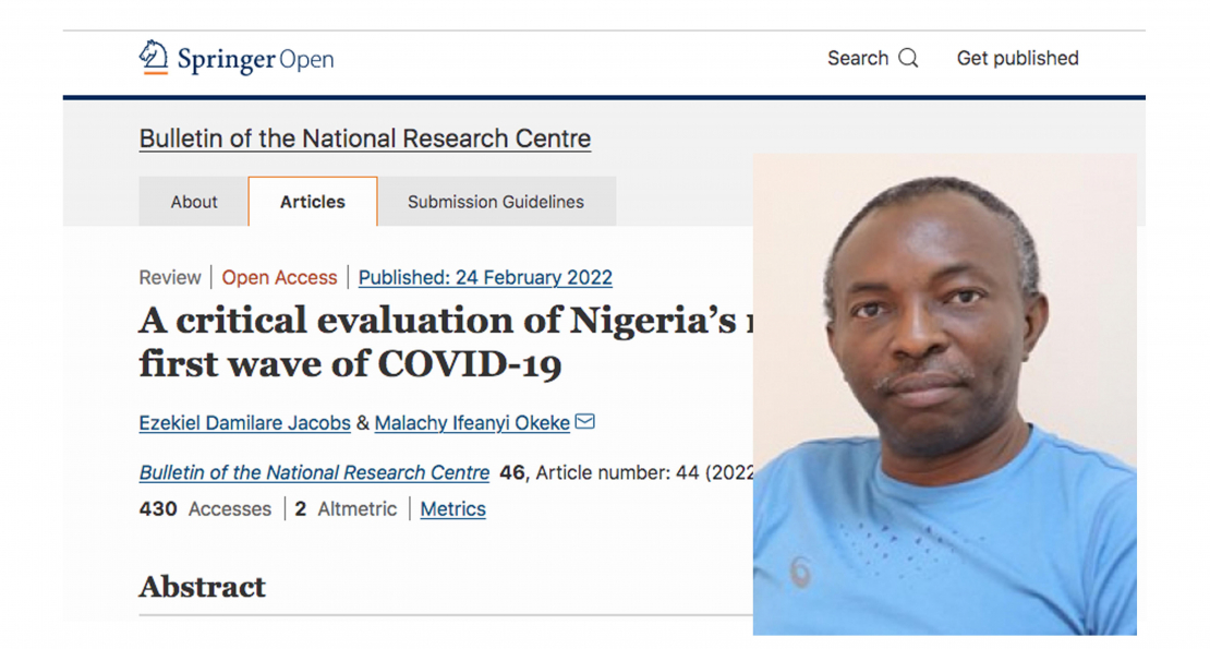 The Highs and Lows of Nigeria's Covid-19 Response Strategy Highlighted in a Study by AUN Virologist, Professor Malachy Okeke