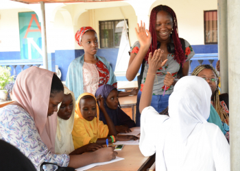 Community Service: AUN Students Teach Basic Hygiene to Feed and Read Pupils