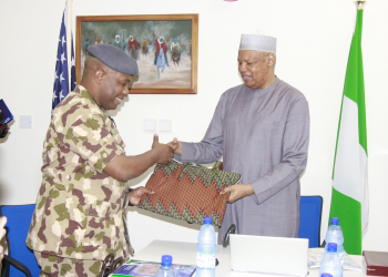 Air Force Commander Visits AUN President Professor Attahir, Seeks Collaboration on Research, Intelligence Sharing