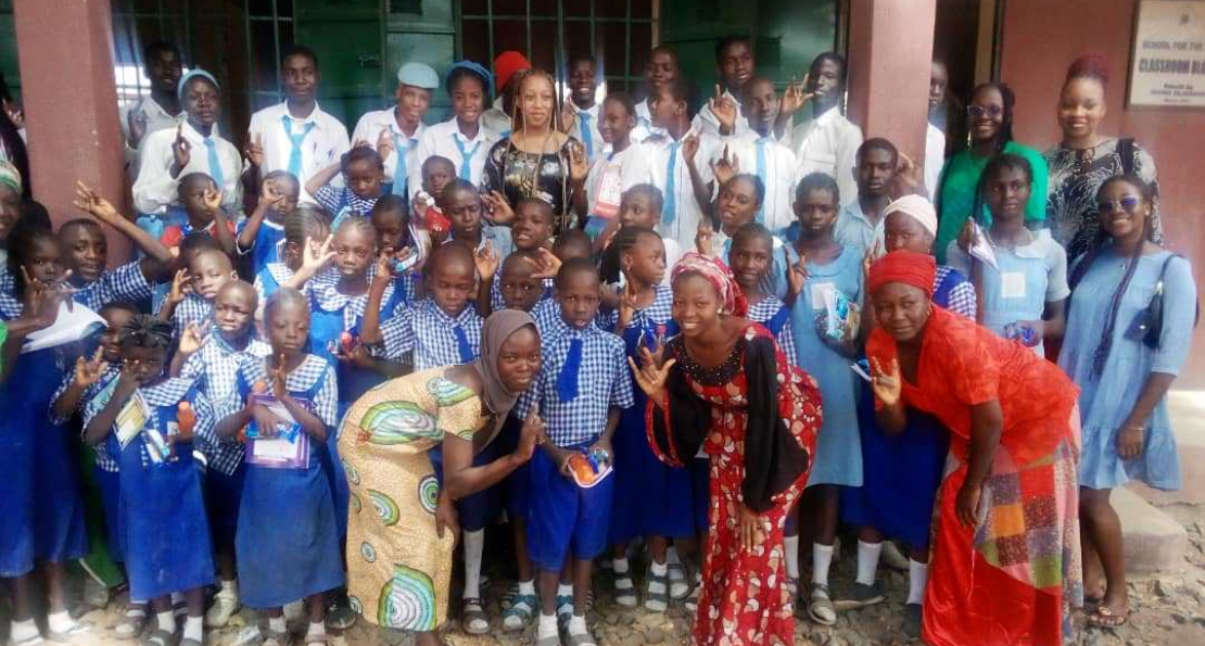 AUN Student Mmaolisa Uchendu Celebrates Birthday with Deaf Pupils in Jimeta