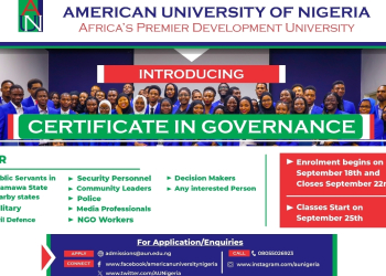 Enrollment into AUN Certificate in Governance Opens, Course Begins September 25