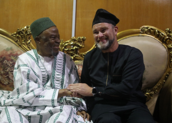 Lamido Adamawa Receives President Frazier