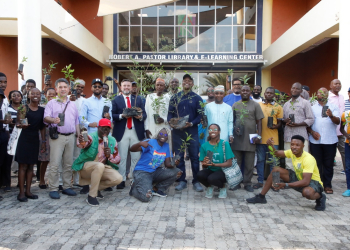 AUN Community Kicks off Tree Planting Campaign