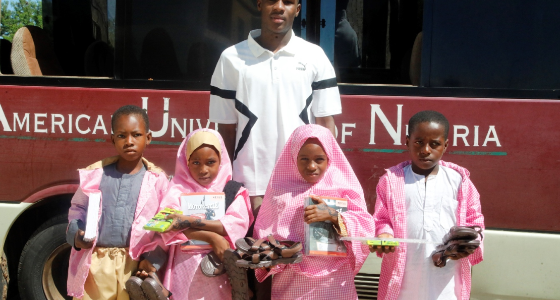 AUN Student Mujaheed Zakari Facilitates Back-to-School Reintegration for Indigent Kids