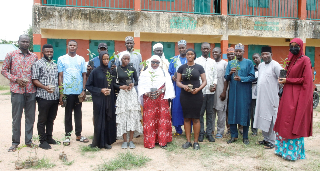 AUN Students Extend Tree Planting Campaign to Schools, Communities in Yola South, Fufore