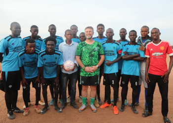 President Frazier Gifts Soccer Balls to Youth Clubs in Yola