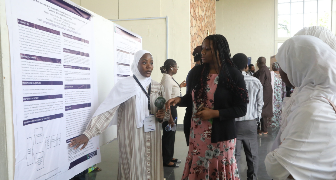 AT SITC's 16th Senior Design Project Poster Exhibition, President Frazier, Deans Ozcan Azilkan, Byron Applaud Quality of Projects, Students’ Determination