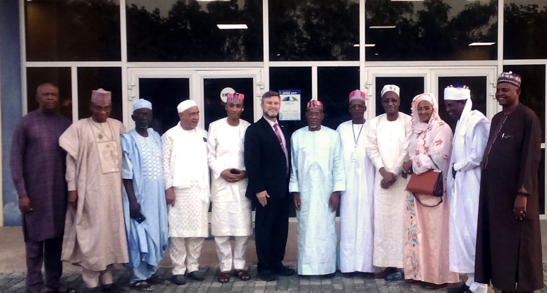 AUN President DeWayne Frazier Hosts Delegation of Tabital Pulaaku International  