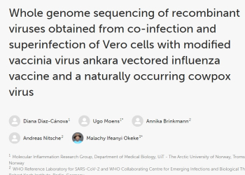 AUN Professor, Malachy Okeke, others Examine Poxvirus in Its Mosaic Form 