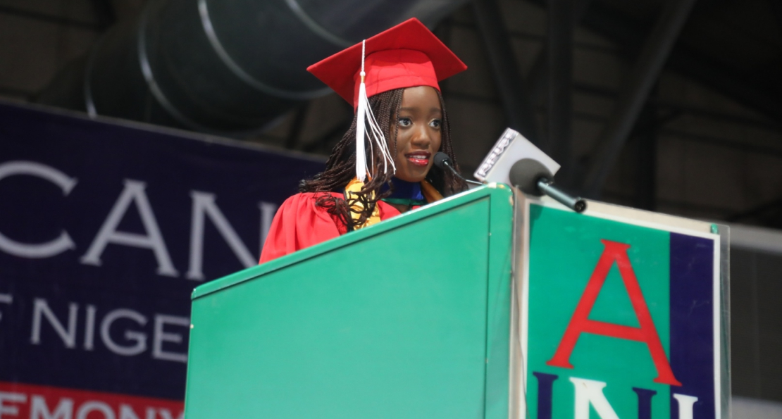 Class Speaker Salome Asibi Bitrus Inspires Graduates at 15th Commencement