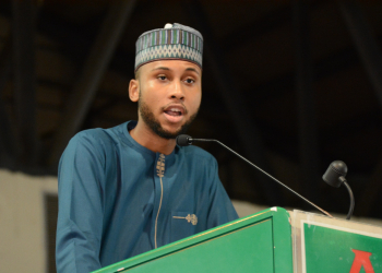  SGA President Abdullahi Isiyaku urges AUN freshmen to unlock their potential