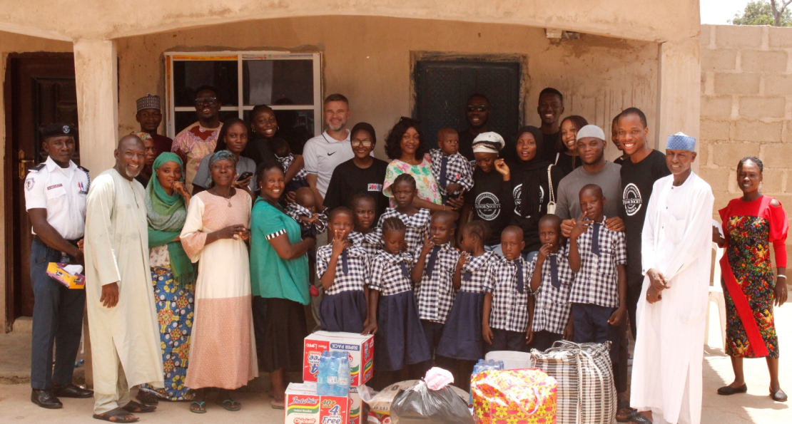 Spreading love and kindness, the AUN Honor Society visits local orphanage, donates essentials, brings smiles