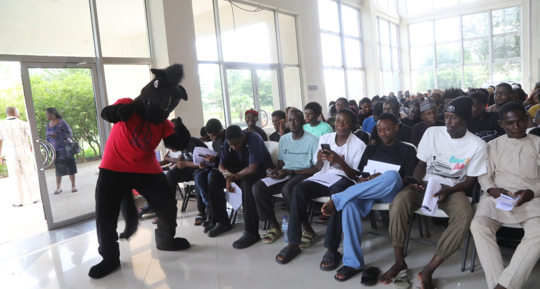 Freshmen feel the American University of Nigeria's traditional warm embrace