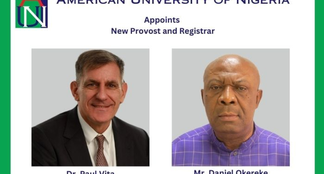 AUN Appoints New Provost and Registrar