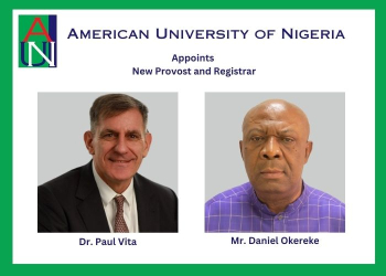 AUN Appoints New Provost and Registrar