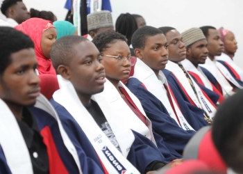 AUN Welcomes Freshmen at Spring 2025 Pledge Ceremony, Emphasizing Excellence, Service, and Leadership