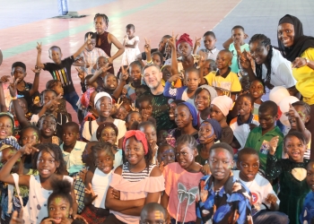 A Moment to Recount as President Frazier Fascinates AUN Family Kids