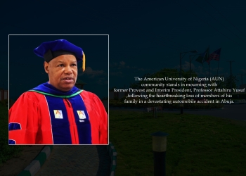 AUN Mourns Tragic Loss in Prof. Yusuf’s Family Following Fatal Abuja Crash