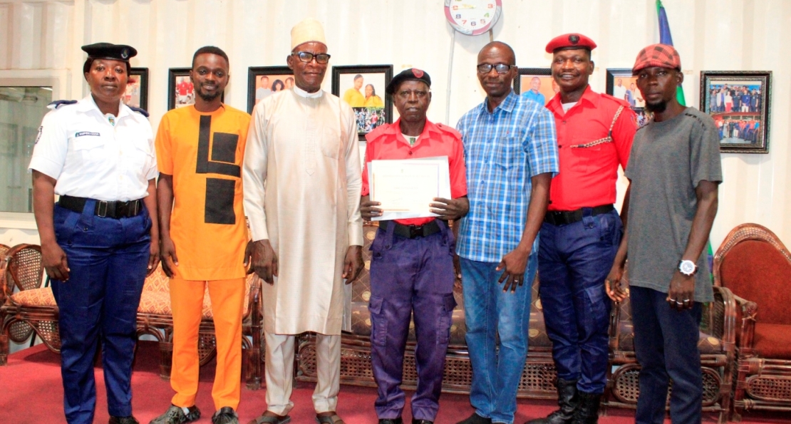 AUN Security Department Recognizes Security Officer of the Month