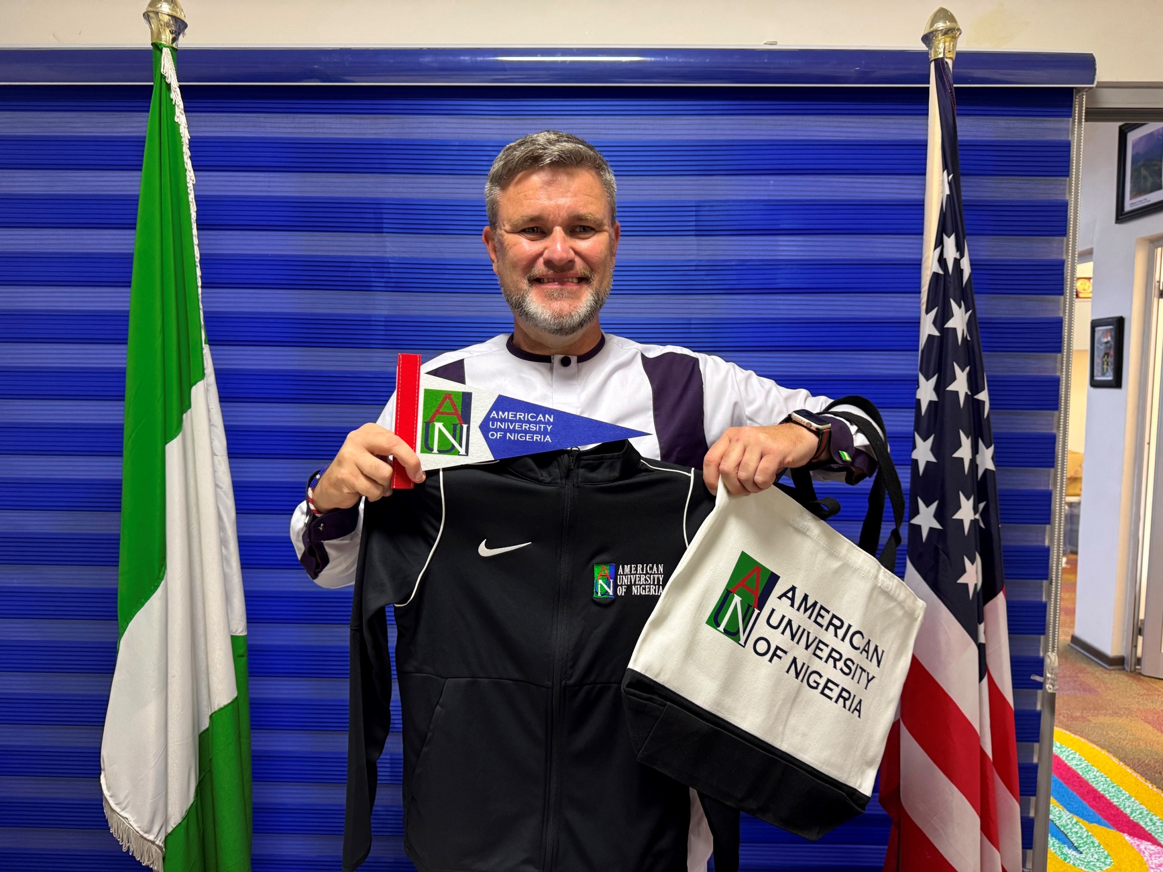 AUN President Unveils New Branded Products to Foster School Spirit