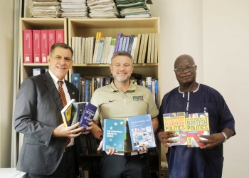 AUN Library Enriched by Dean Patrick Fay’s Major Book Donation