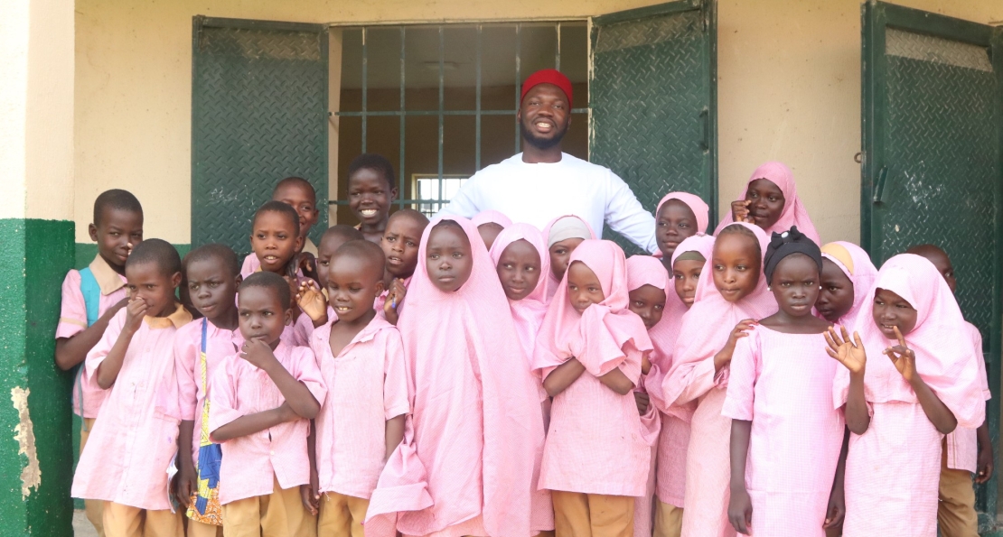 AUN CMD Student Akachukwu Madueke Pays School Fees for Needy Pupils