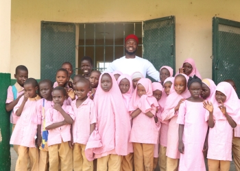 AUN CMD Student Akachukwu Madueke Pays School Fees for Needy Pupils