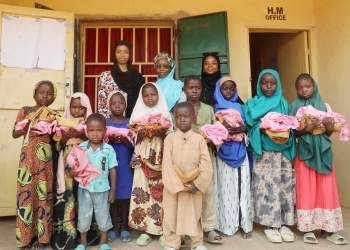 AUN Alumna Zainab Enrolls Out-of-School Children at Wauru-Jabbe Primary School