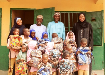 AUN Students Support 20 Primary School Pupils, Including 15 Orphans, in Yola