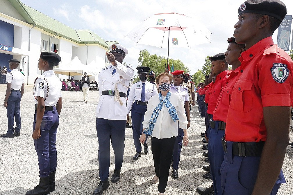 AUN security full military parade to mark 10th  anniversary