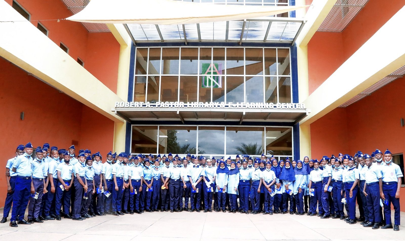 AUN receives final year students from Air Force Comprehensive School, Yola. 